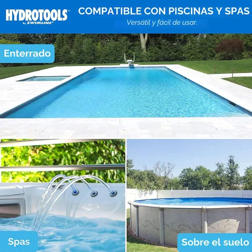 Vista 5 de HYDROTOOLS BY SWIMLINE 8725 Dispensador de productos químicos de gran capacidad para piscina y spa, compatible con bromo y cloro soporta tabletas