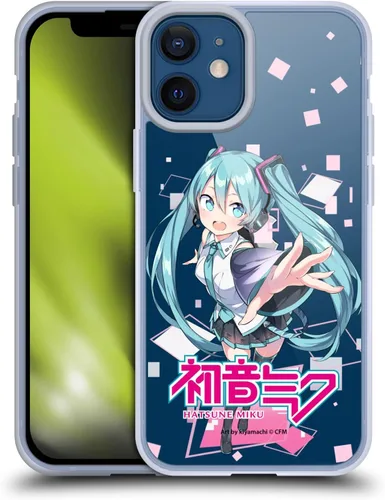 Vista 144 de Head Case Designs Licencia Oficial Hatsune Miku Gráficos Lindos Carcasa de Gel [Protección de Grado Militar] Compatible con Apple iPhone 7