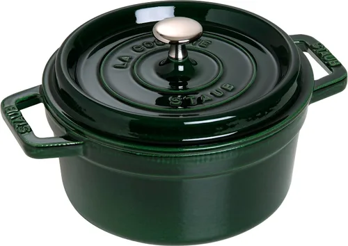 Vista 12 de Staub olla de hierro cocotte redonda de 6-1/4 cuartos de galón, Albahaca