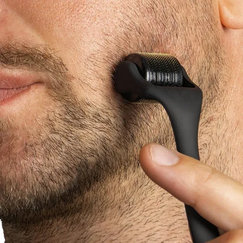 Vista 6 de Angel Kiss Microneedling Derma Roller para cara, cuerpo y barba - Rodillo micro aguja de 0.010 in