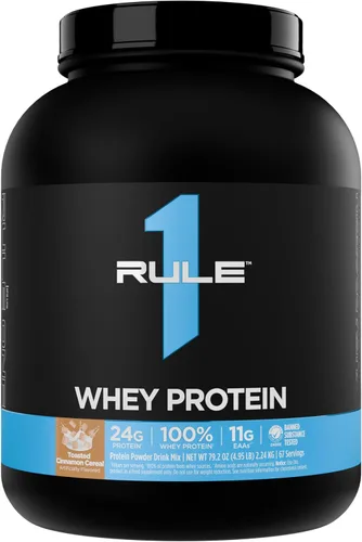 Vista 34 de Rule 1 Proteins Whey Protein Powder, Salted Carmel, 27 Servings