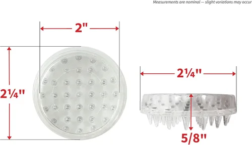 Vista 5 de Protector para patas de muebles, con picos, de 1-12 pulgadas, Transparente, 9082