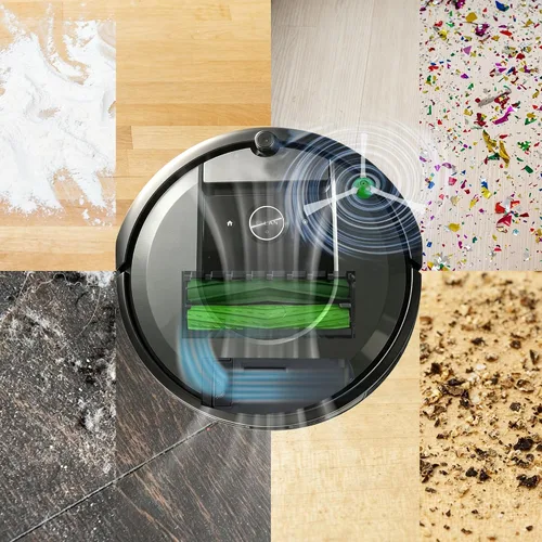 Vista 6 de Piezas de repuesto para Roomba iRobot i7 i7+ i3 i3+ i4 i4+ i5 i5+ i6 i6+ i8 i8+ E5 E6 E7 I,E y Plus versión, 1 juego de cepillo de goma, 4 cepillos