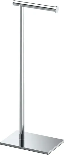 Vista 16 de Gatco 1431SN, soporte de papel higiénico independiente con base rectangular, moderno, 22.25 pulgadas, níquel satinado/soporte de papel higiénico