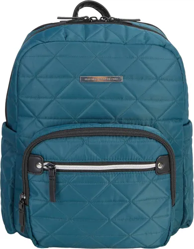 Vista 8 de Kenneth Cole Reaction Emma Mochila de Viaje Tipo Cartera para Mujer, Black Diamond, Negro