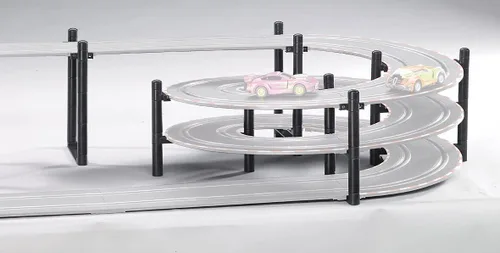 Vista 2 de Carrera 20061642 GO/Digital 143 3D Track Soporta Ranura Car Racing Accessory, Negro