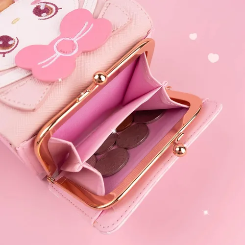 Vista 8 de BelugaDesign Monedero Kawaii Bolsa de monedas de dibujos animados pastel para mujer