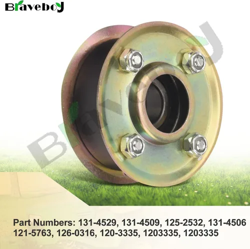 Vista 6 de 2 Kit de poleas 131-4529 125-2532 y correa síncrona 120-3335, para cortacésped Toro de 30 pulgadas Timemaster Turfmaster 131-4509, 131-4506