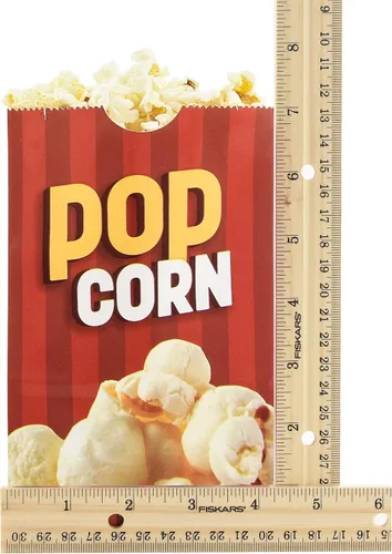Vista 2 de Snappy Bolsas de palomitas de maíz de fondo plano, 32 onzas, 1000