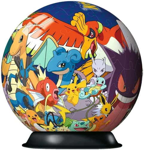 Vista 2 de Ravensburger Pokemon - Rompecabezas 3D para niños a partir de 6 años, 72 piezas, no requiere pegamento, regalos para niños y niñas