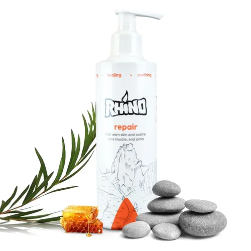 Vista 9 de Rhino Skin Solutions Crema reparadora - Alivio calmante para piel seca y agrietada, ideal para escaladores, atletas y artes marciales mixtas