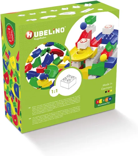 Vista 6 de Hubelino 55 piezas Run Elements - El juego de expansión original Marble Run - Fabricado en Alemania