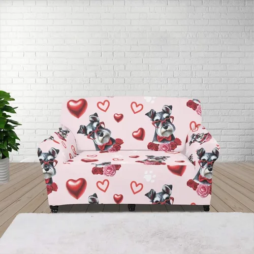 Vista 59 de Boatee Fundas de sofá de 1 pieza con diseño de copo de nieve azul, fundas elásticas para sofá, 1 cojín, protección de muebles, decoración para sala