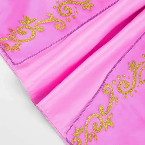 Vista 9 de JerrisApparel Disfraz de princesa para niñas, vestido de fiesta de Halloween con accesorios