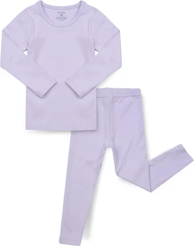 Vista 51 de AVAUMA - Pijama para niños y niñas de algodón básico para uso diario