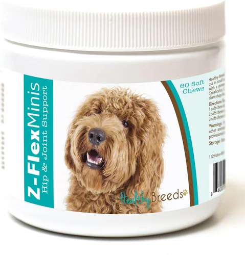 Vista 83 de Healthy Breeds Affenpinscher Z-Flex Minis - Masticables suaves para cadera y articulaciones, 60