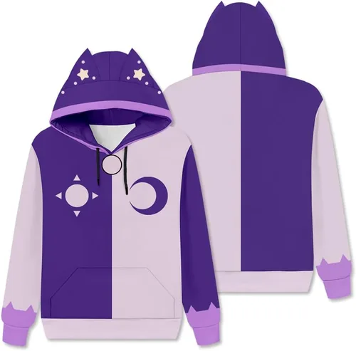 Vista 3 de Sudadera con capucha The Owl House King para cosplay de anime Stringbean TOH Temporada 3