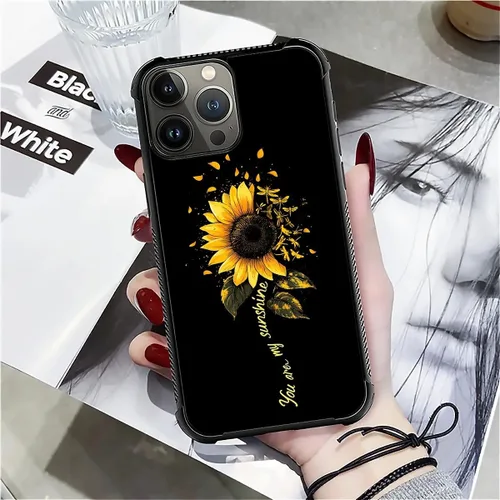 Vista 704 de Funda compatible con iPhone 15, diseño de elefantes africanos, diseño increíble a prueba de golpes, antiarañazos, carcasa trasera de policarbonato