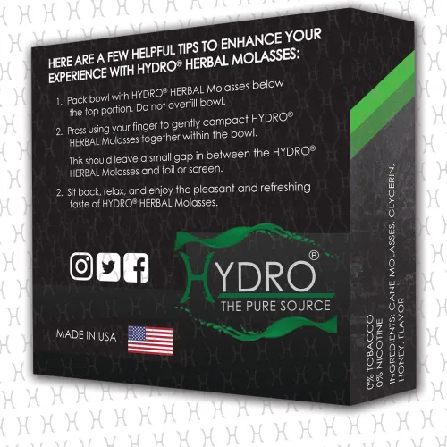 Vista 9 de Hydro - Hierbas para shisha o hookah, 250 gramos, sabor de alta calidad, sin tabaco ni nicotina, 1