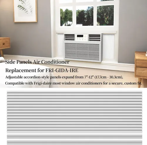 Vista 5 de Paneles laterales de aire acondicionado compatibles con Frigi-daire 18FFRACP01 Paneles laterales universales de aire acondicionado, ajustable de 7 a