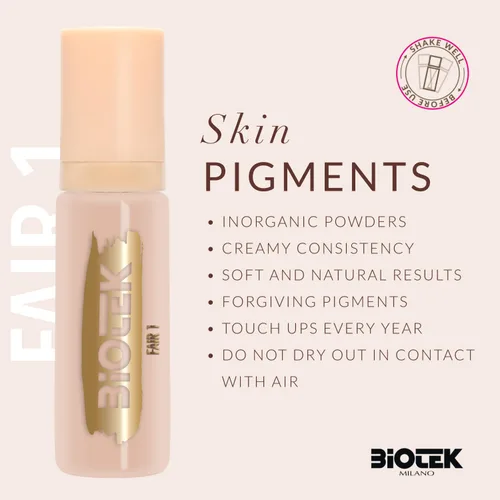 Vista 3 de Pigmento de piel para PMU y cubierta de cicatrices - Hecho en Italia - Color Fair 1 0.50 Fl.Oz. (0.5 fl oz)