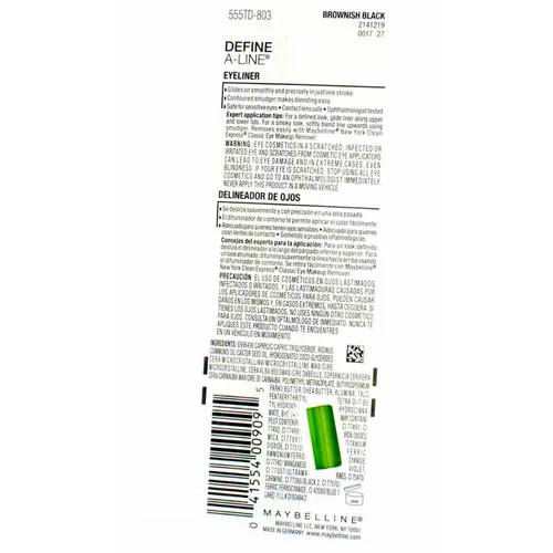 Vista 3 de Maybelline New York Define-A-Line Delineador de ojos, negro marrón, 0.01 fl. oz.