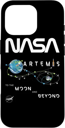 Vista 20 de NASA Artemis Mission Exploration Insignia Worm Logo Case for iPhone 17