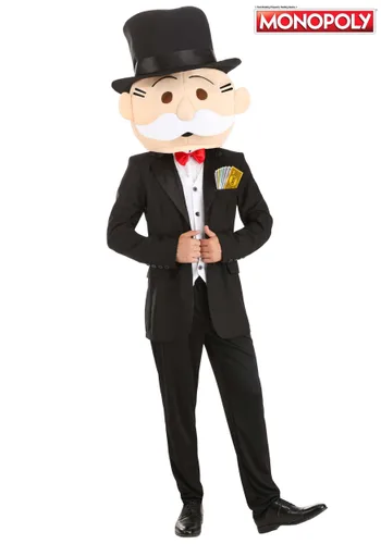 Vista 10 de Disfraz de Hombre Mr. Monopoly para Hombre Multicolor