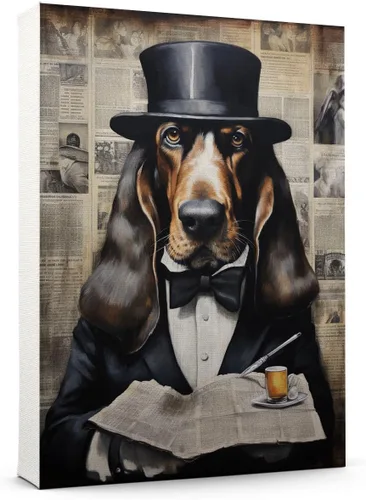 Vista 103 de Thuan Affenpinscher - Póster de lienzo con tus fotos, arte de pared para decoración del hogar, regalo conmemorativo para amantes de las mascotas