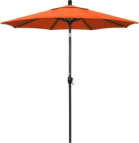 Vista 38 de California Umbrella 7.5' paraguas redondo de aluminio del mercado, elevación de la manivela
