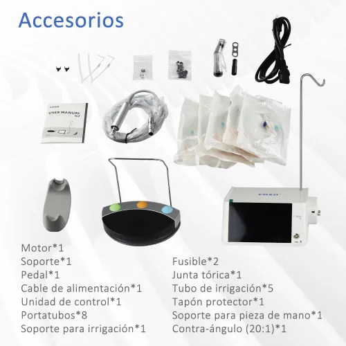 Vista 8 de C-Sailor Pro Denta Sistema de Implante Quirúrgico Motor sin escobillas Pantalla táctil de alta potencia