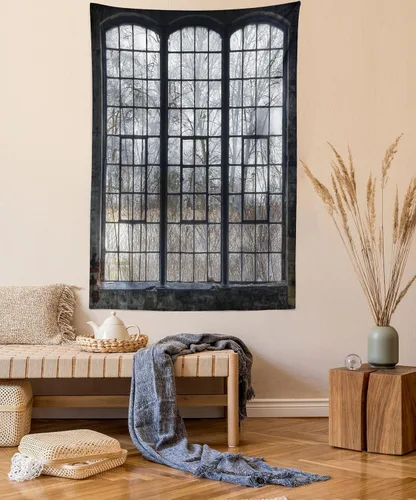 Vista 50 de Lunarable Tapiz mexicano, tema de cultura latinoamericana, sombrero de paja, manta de serape de Maracas, decoración de tela para colgar en la pared