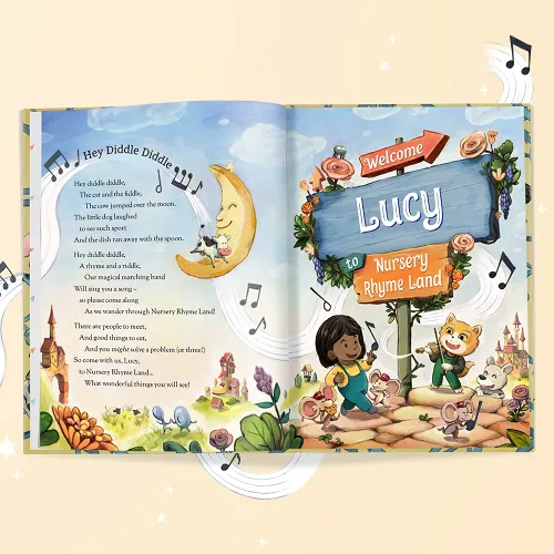 Vista 4 de Your Treasury of Nursery Rhymes - A Personalized Book for Babies & Children - Wonderbly (Hardcover)