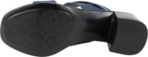 Vista 6 de ITALIAN Shoemakers Coletty - Sandalias cómodas de tacón bajo para mujer, puntera abierta, soporte para el arco