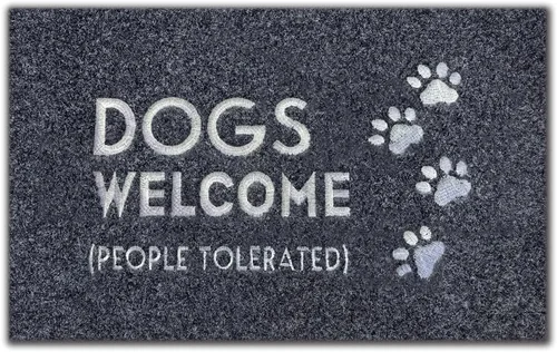Vista 11 de Door mat Outside Entrace,Check YA VIBLE Before You Come Inside Front Funny Door Mat Rubber Backing Non Slip Welcome Mats Entryway Embroidered
