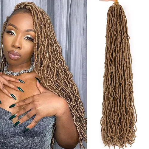 Vista 21 de Extensiones de cabello de ganchillo de 12 pulgadas de pelo sintético de ganchillo 1B, extensiones de cabello de ganchillo suaves