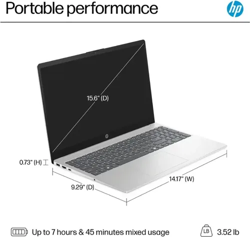 Vista 9 de HP Ultrabook Laptop FHD de 15.6 pulgadas para negocios y académicos, potente Intel Core i7-1255U hasta 4.7 GHz, 24 GB de RAM, almacenamiento de 1 TB