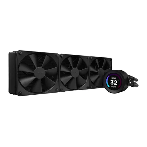 Vista 8 de Enfriador de agua NZXT Kraken Elite 280 RGB - 11.024 in con pantalla, controlador RGB y ventiladores RGB negro