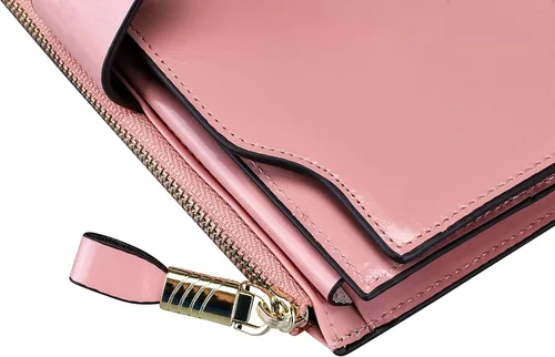 Vista 7 de Itslife cartera de cuero para mujer, 3rosa, Classic