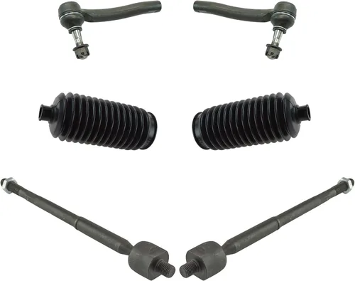 Vista 238 de TRQ Kit de dirección delantera con barra de acoplamiento de fuelle de piñón y cremallera compatible con Toyota Echo 2000-2005