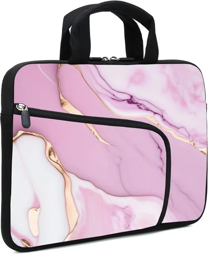 Vista 10 de Funda para portátil de 11.6" 12.2 pulgadas para Chromebook, Ultrabook, portátil, tableta de neopreno con asa para hombres y mujeres, dos bolsillos