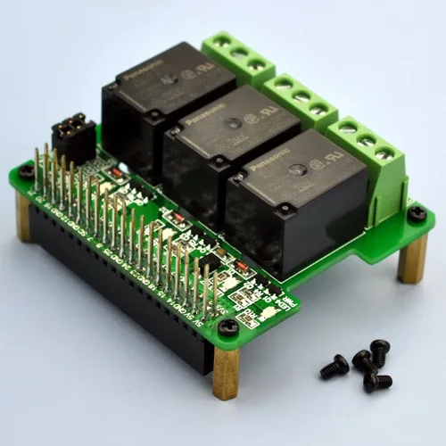 Vista 3 de Electronics-Salon RPi Power Relay Board Módulo de expansión para Raspberry Pi A+ 3A+ B+2B 3B 3B+4B
