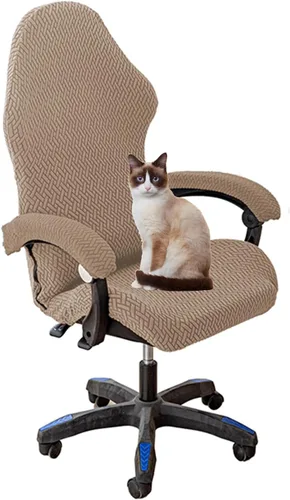Vista 12 de Fundas para sillas de juego con fundas para apoyabrazos, funda para silla de escritorio, funda para silla de computadora, funda elástica para silla
