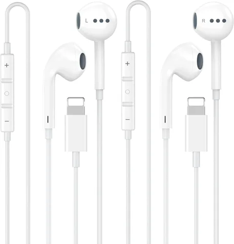 Vista 10 de Auriculares USB C para iPhone 17/16/15 Pro Max Plus Auriculares Tipo C con Micrófono y Control Remoto Cancelación de Ruido para iPhone 17/16/15 Pro