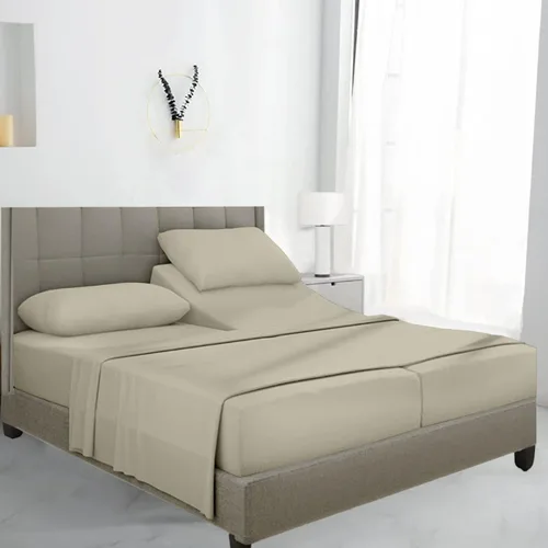 Vista 24 de SKY BEDDINGS Juego de sábanas individuales – Sábanas 100% algodón para cama individual – Juego de sábanas de 600 hilos individual con bolsillo Blanco