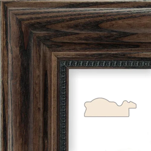 Vista 5 de Mapamundi con alfileres, personalizado, ejecutivo, con marco de 24 x 36" y alfileres, Marrón (Solid Wood Brown), 24 x 36 pulgadas Marco marrón