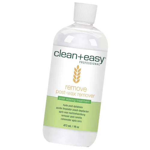 Vista 6 de Clean + Easy Remove: removedor de cera para la piel con aceite de germen de trigo, limpiador post encerado, 5 onzas