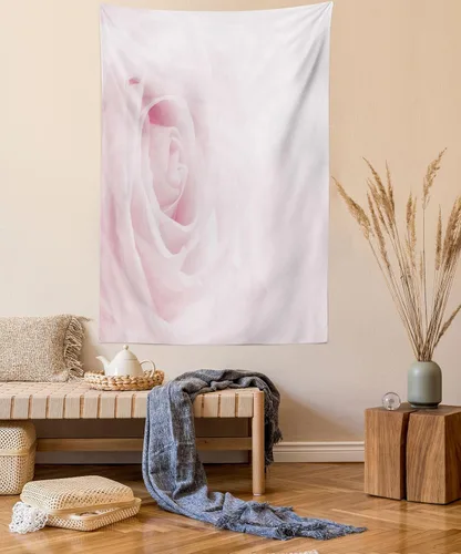 Vista 18 de Ambesonne Tapiz bohemio, diseño floral de bruja, luna y mariposa con adornos de mandala, decoración de tela para colgar en la pared para dormitorio