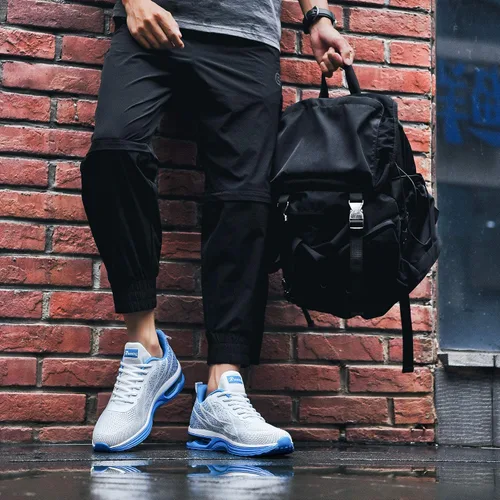 Vista 7 de Autper - Tenis deportivos Air para correr para hombre, tenis ligeros para caminar, trotar, ir al gimnasio o hacer deportes, talla 6.5 a 12.5