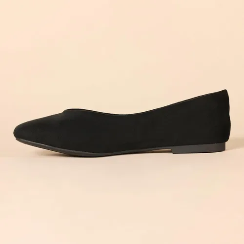 Vista 3 de Tienda Essentials Zapatos planos de ballet cómodos con punta cuadrada para mujer